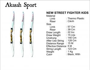 jual Busur Panah New Street Fighter Kids Murah,Bagus,dan Berkualitas