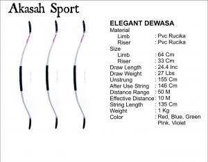 Jual Busur Panah Elegant Dewasa Murah,Bagus, dan Berkualitas
